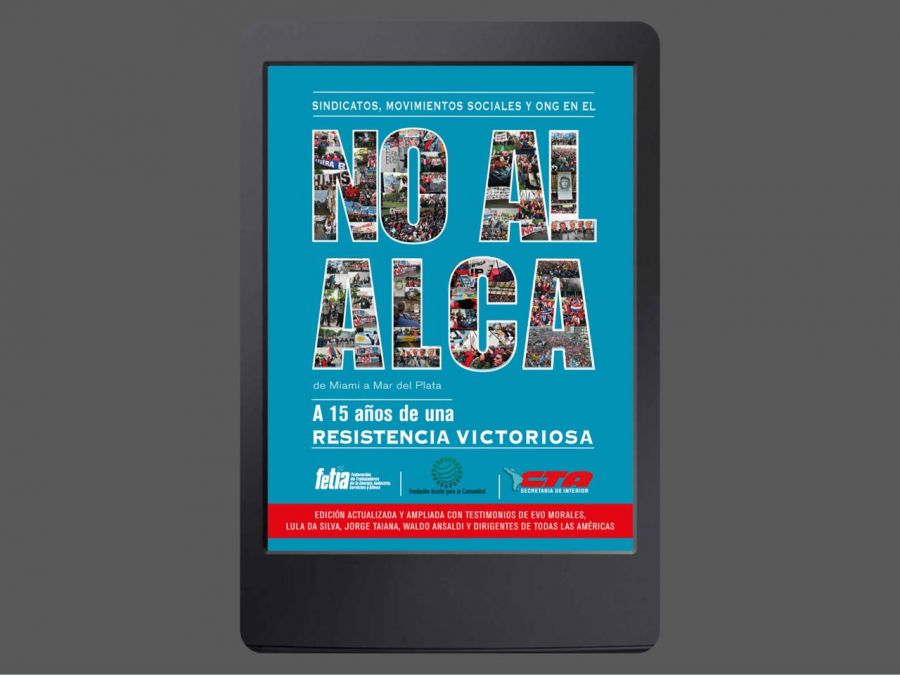 Presentación del libro "No al ALCA"